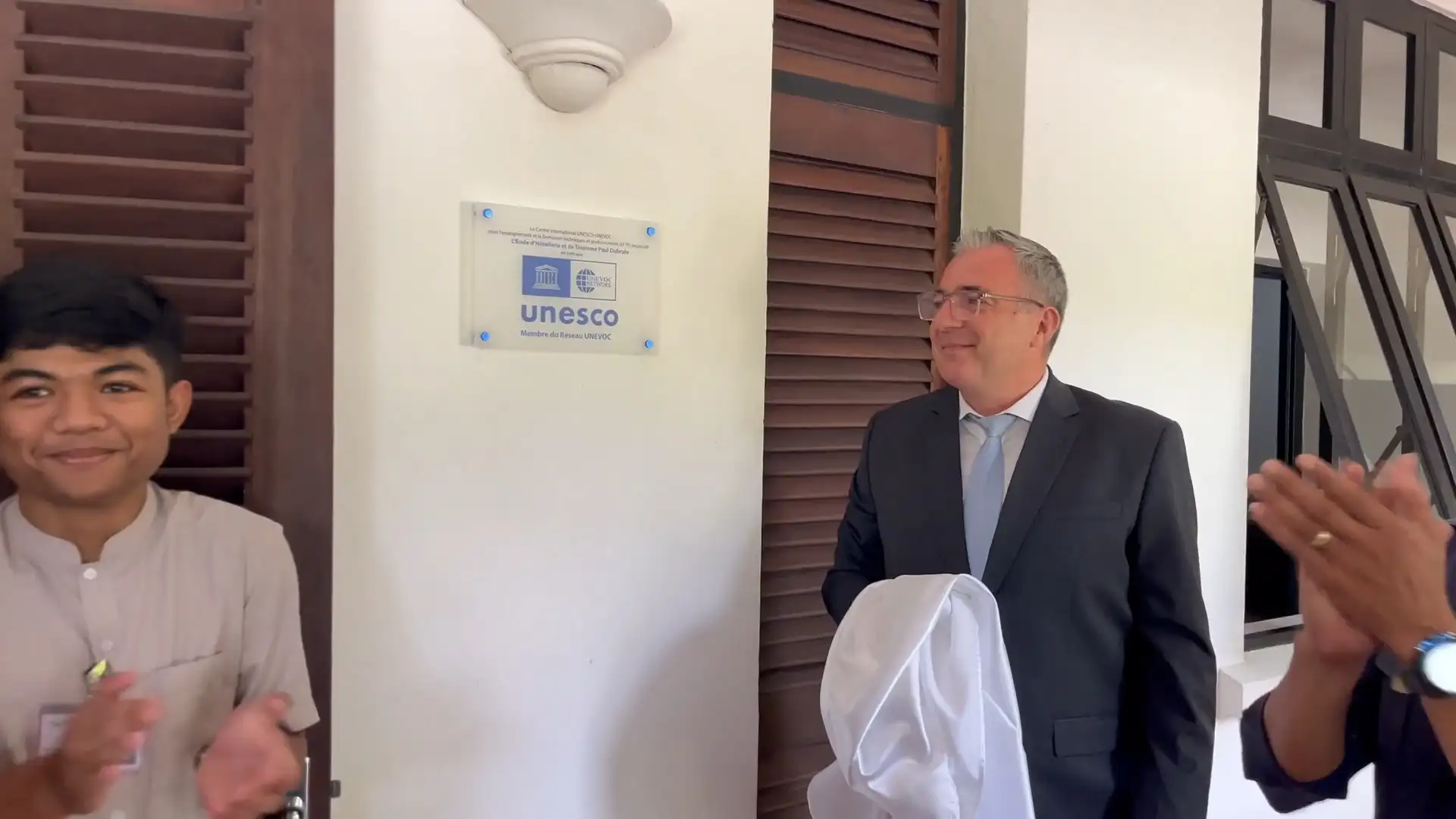 François Schnoebelen UNESCO-UNEVOC Inauguration